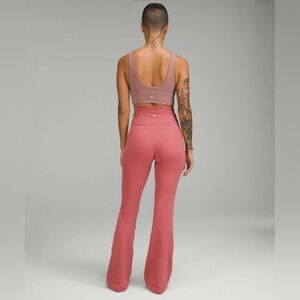 Lululemon Groove Super-High-Rise Flared Pant Nulu Brier Rose pink neutral